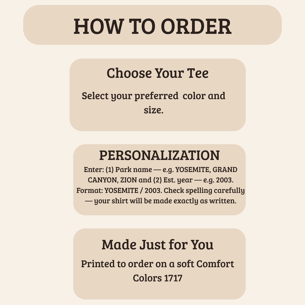 Certified Trail Dad – Personalized National Park T-Shirt