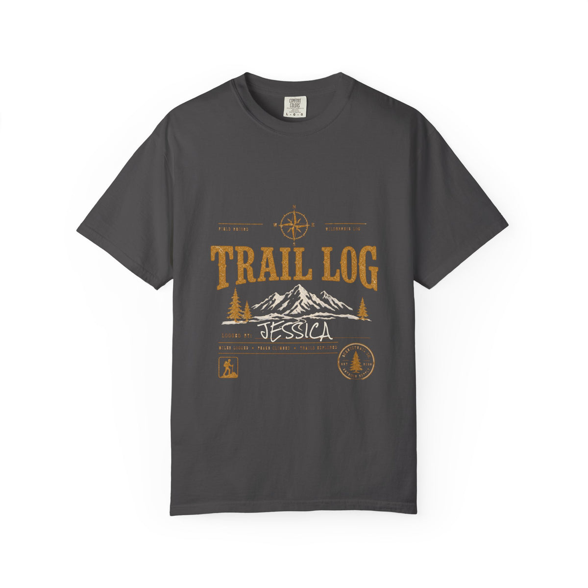 Trail Log – Personalized Hiking T-Shirt