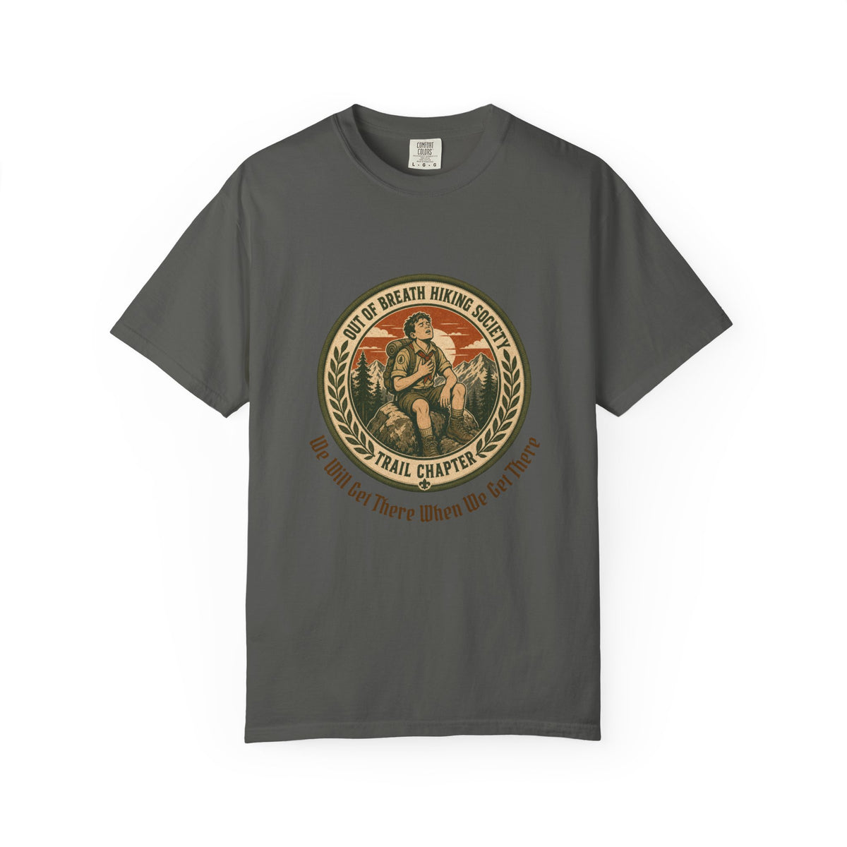 Out of Breath Hiking Society – Personalized T-Shirt