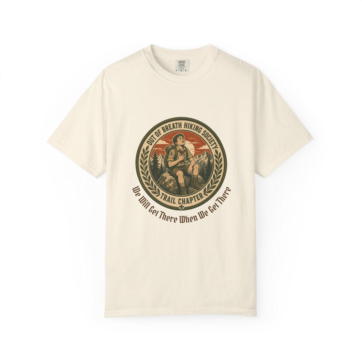 Out of Breath Hiking Society – Personalized T-Shirt