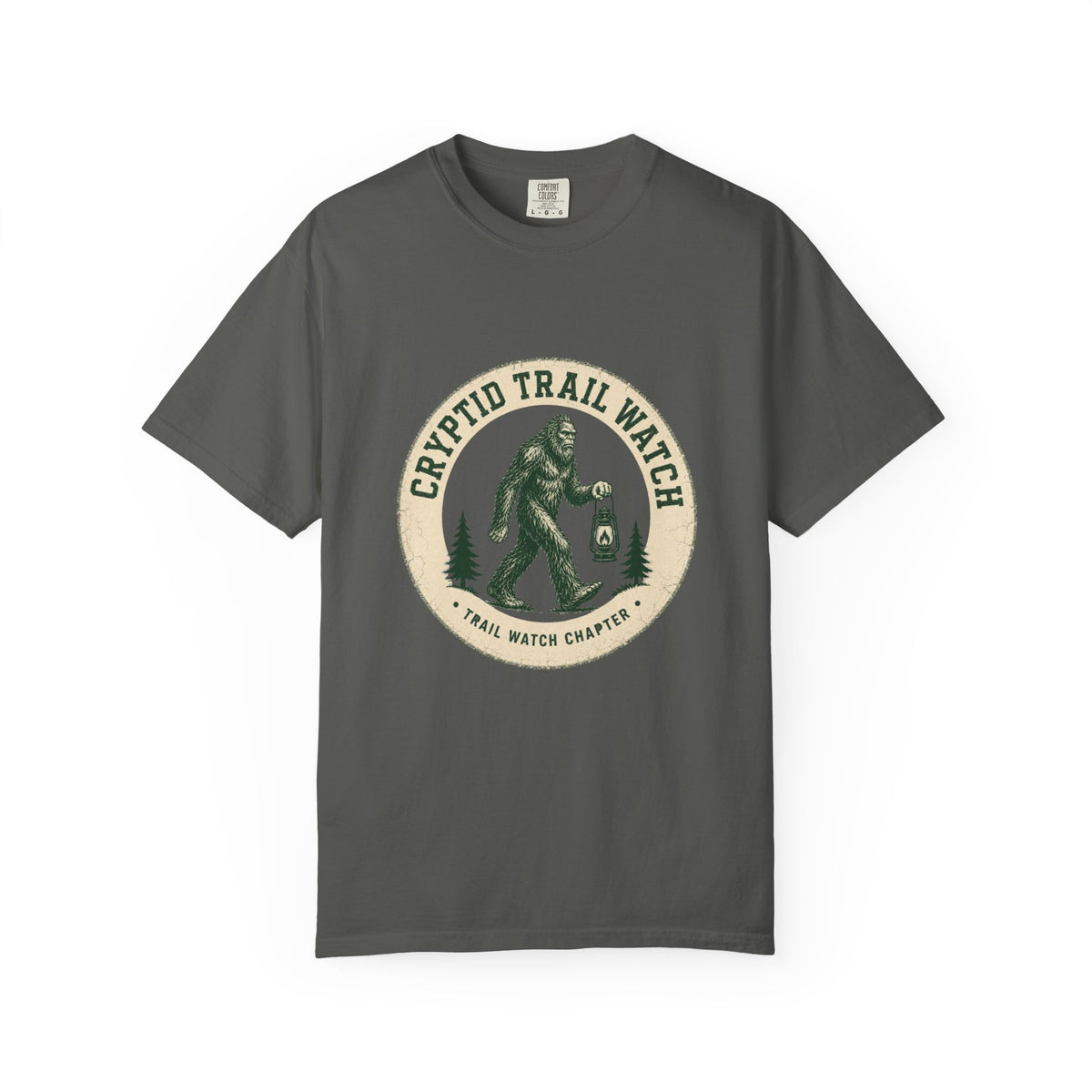 Cryptid Trail Watch – Bigfoot Hiking T-Shirt
