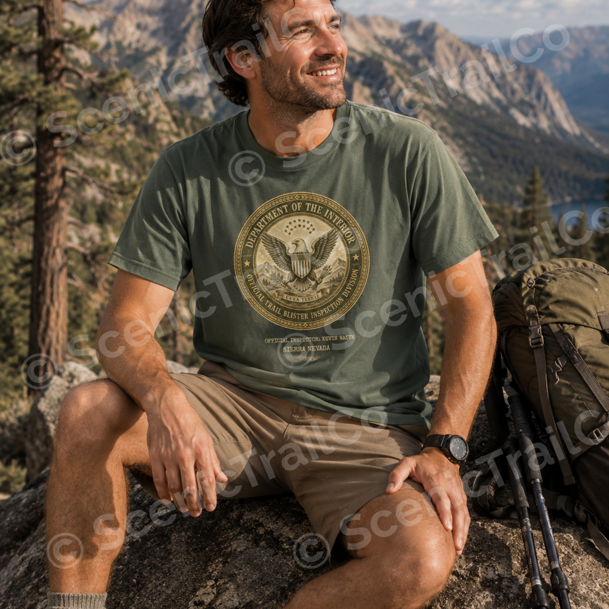 Official Blister Inspector – Hiking T-Shirt