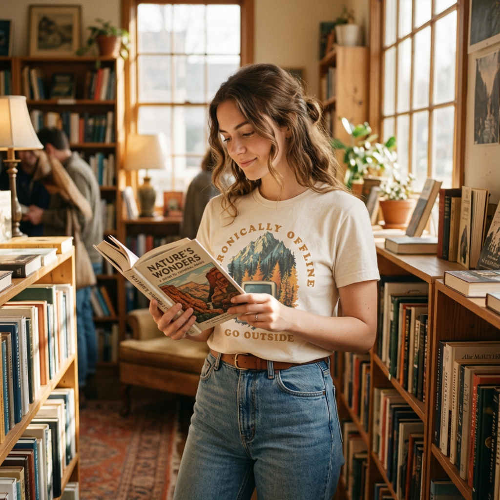 Chronically Offline – Outdoor T-Shirt
