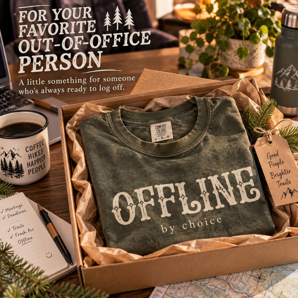Offline By Choice – Vintage Outdoors Comfort Colors T-Shirt