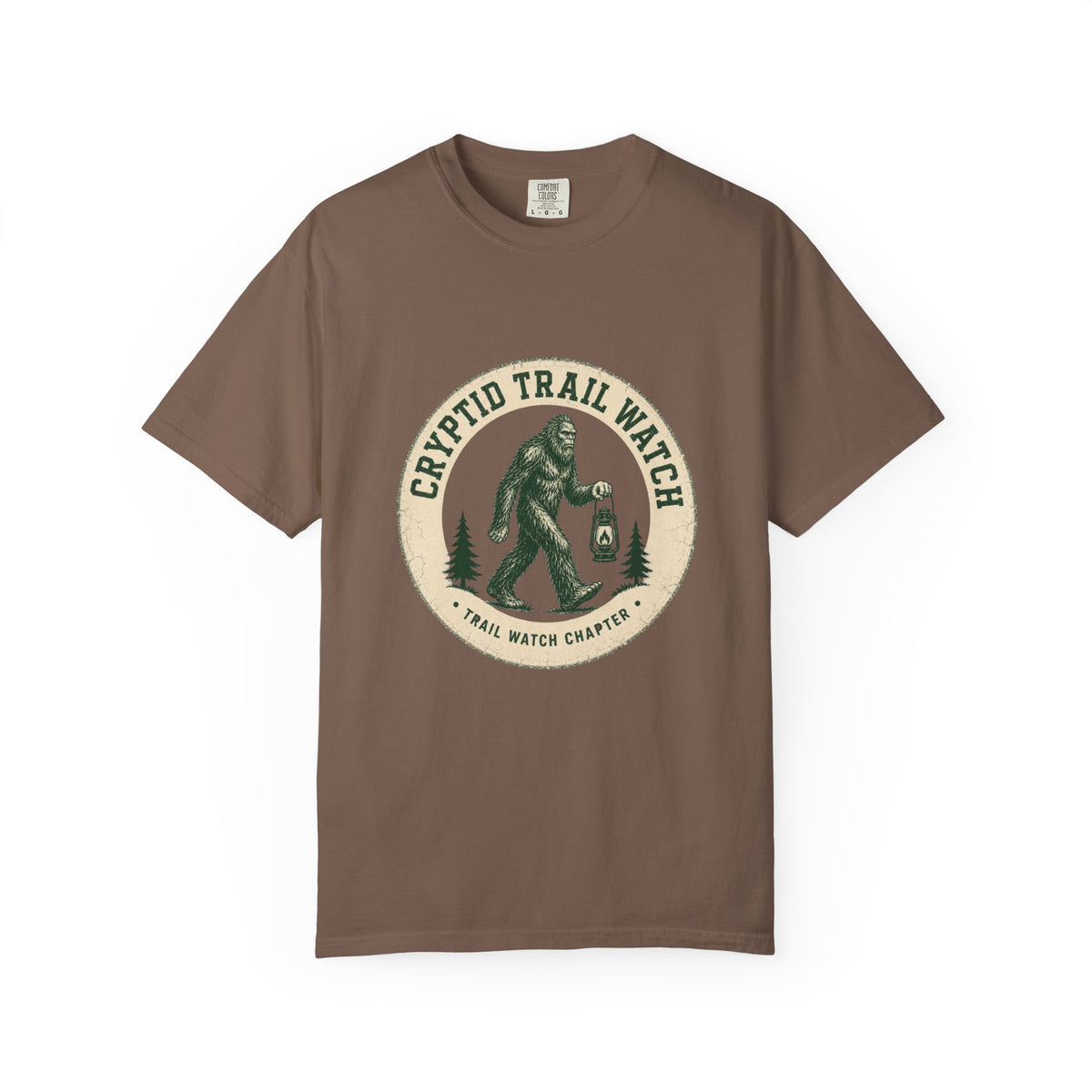 Cryptid Trail Watch – Bigfoot Hiking T-Shirt