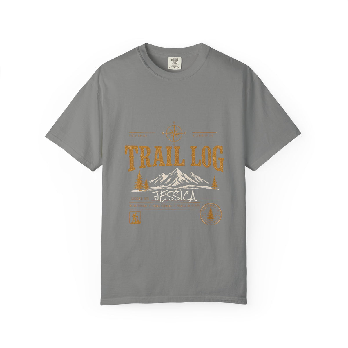 Trail Log – Personalized Hiking T-Shirt