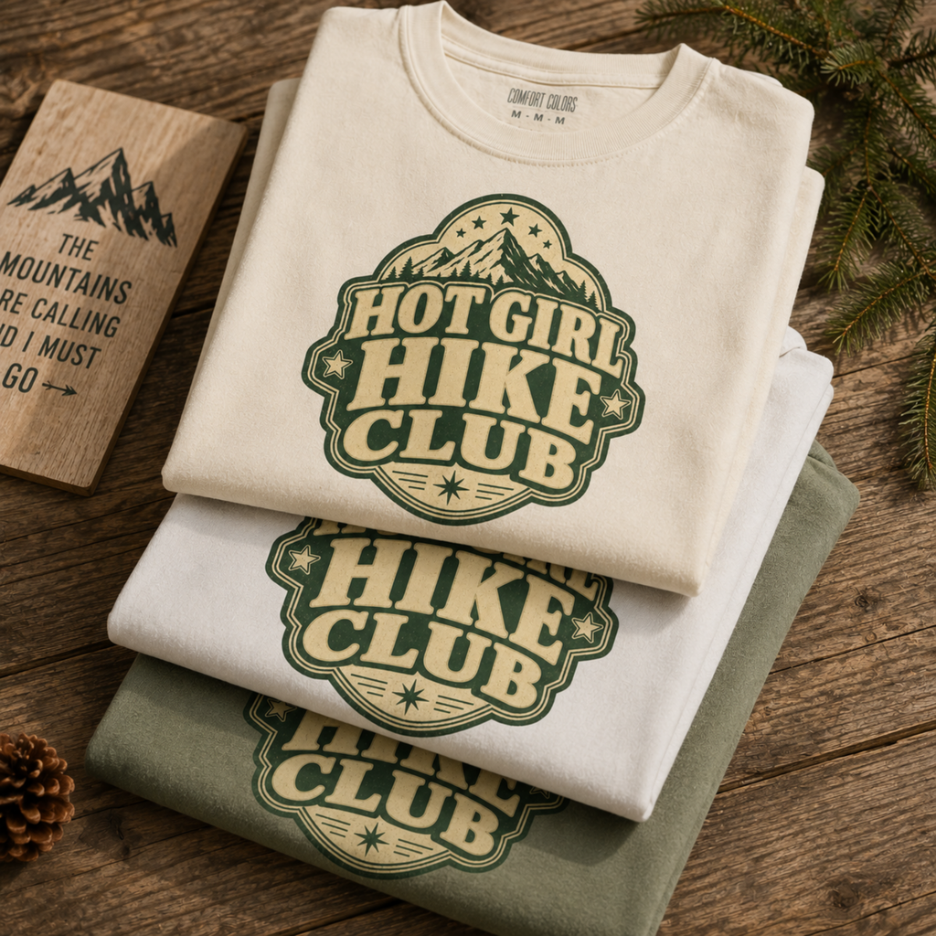 Hot Girl Hike Club – Outdoor T-Shirt