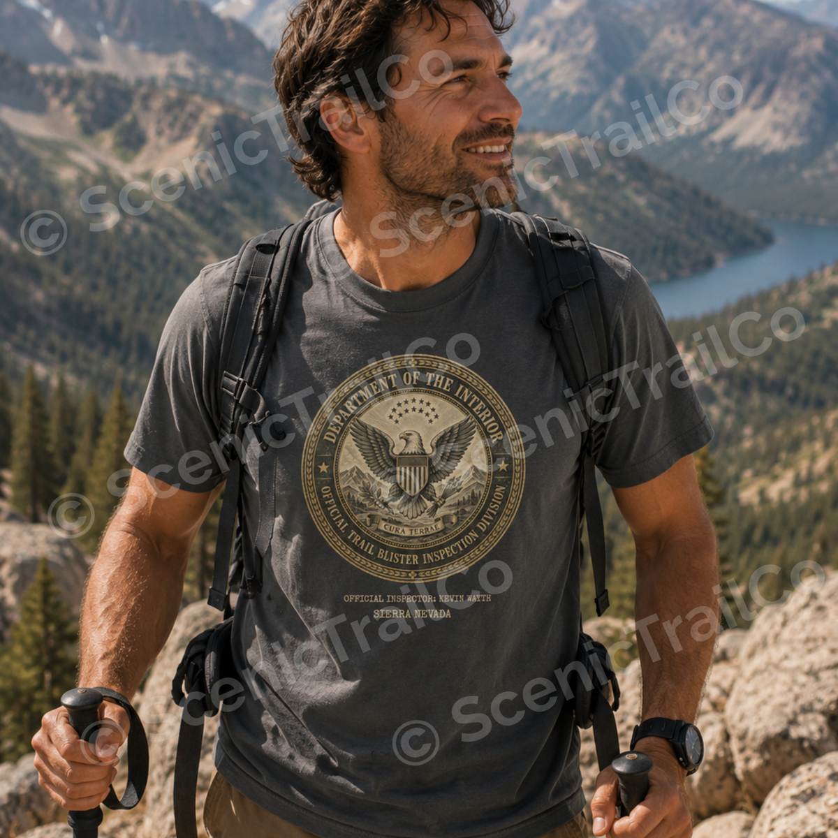 Official Blister Inspector – Hiking T-Shirt