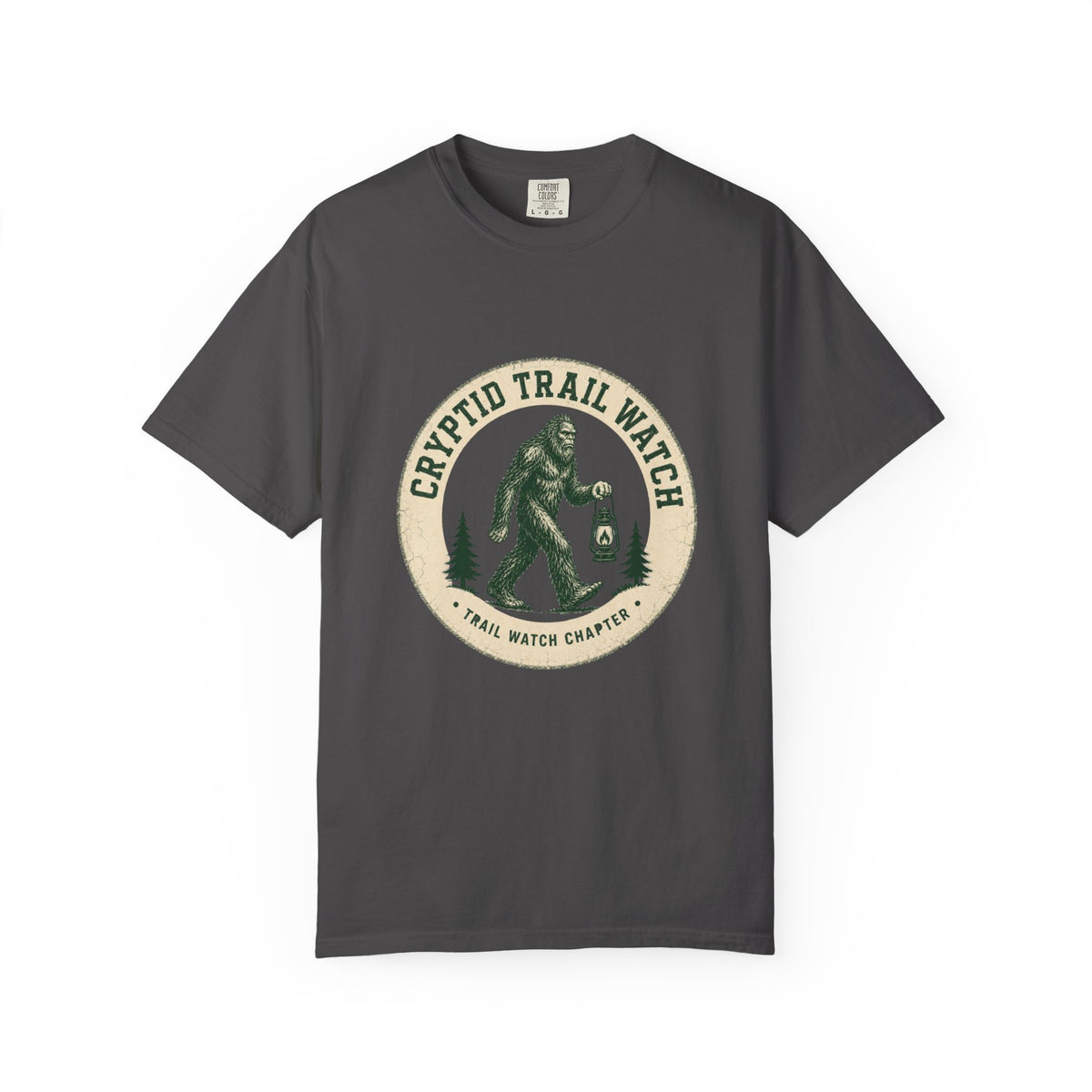 Cryptid Trail Watch – Bigfoot Hiking T-Shirt