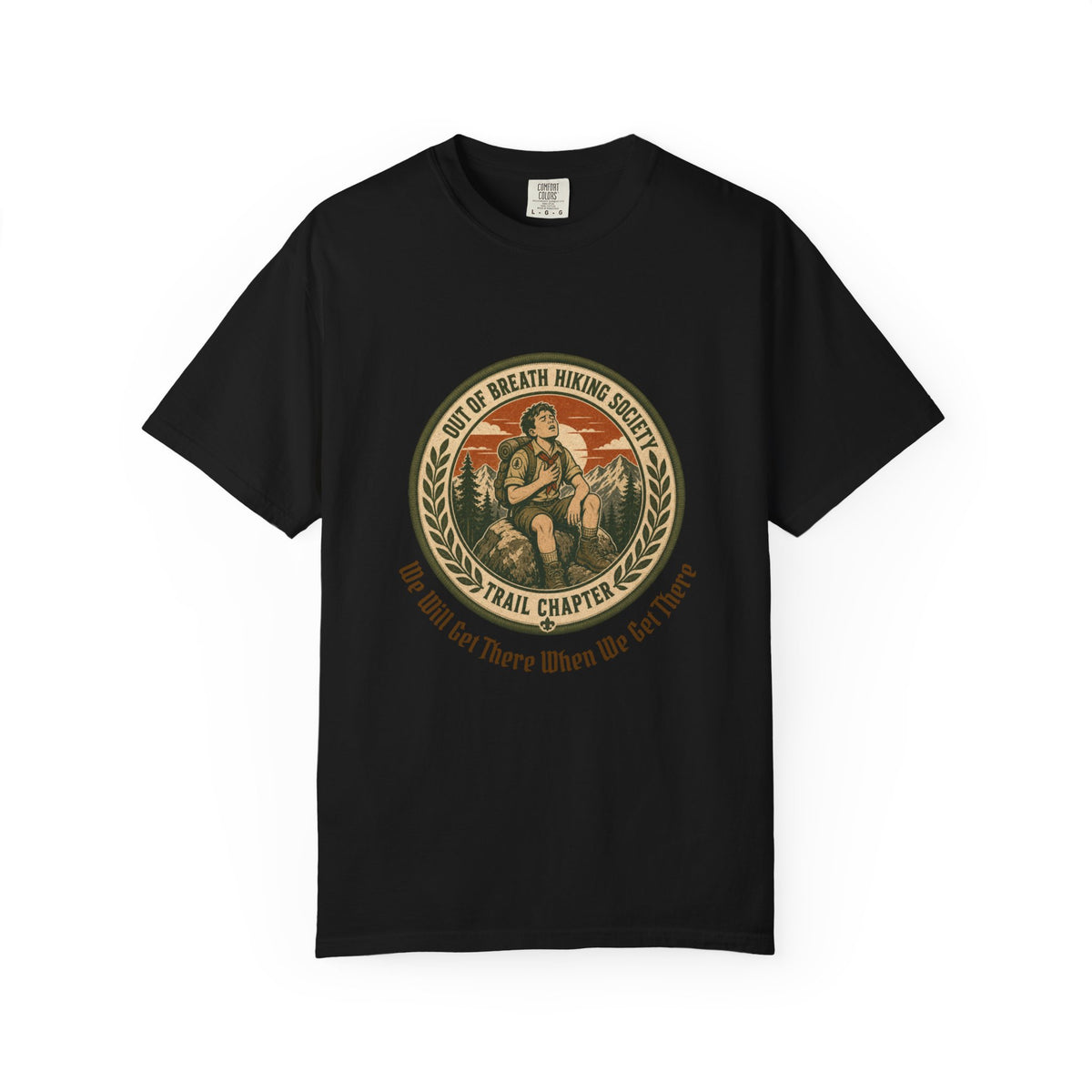 Out of Breath Hiking Society – Personalized T-Shirt