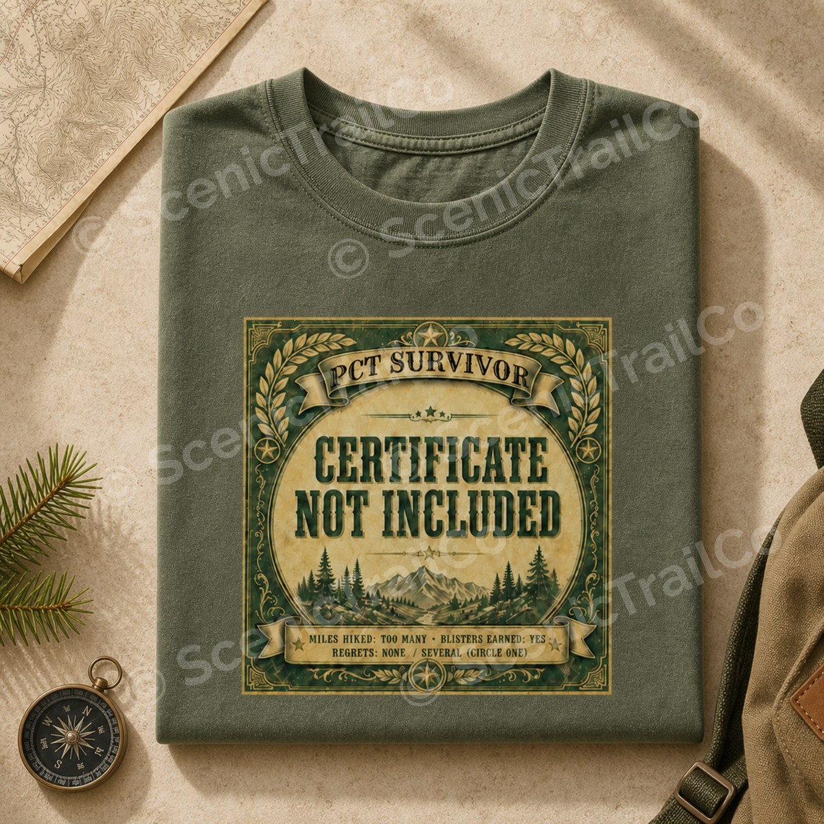Trail Survivor – Hiking T-Shirt
