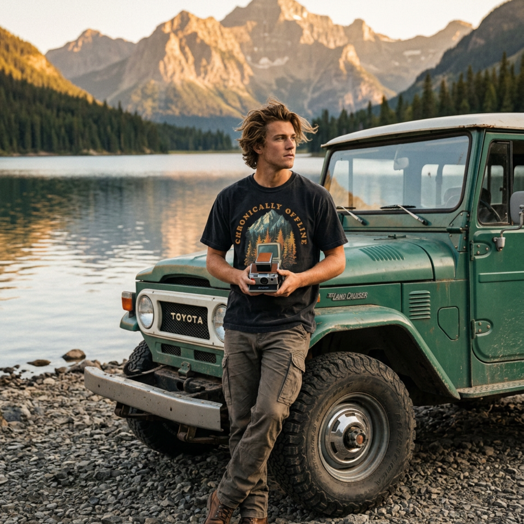 Chronically Offline – Outdoor T-Shirt