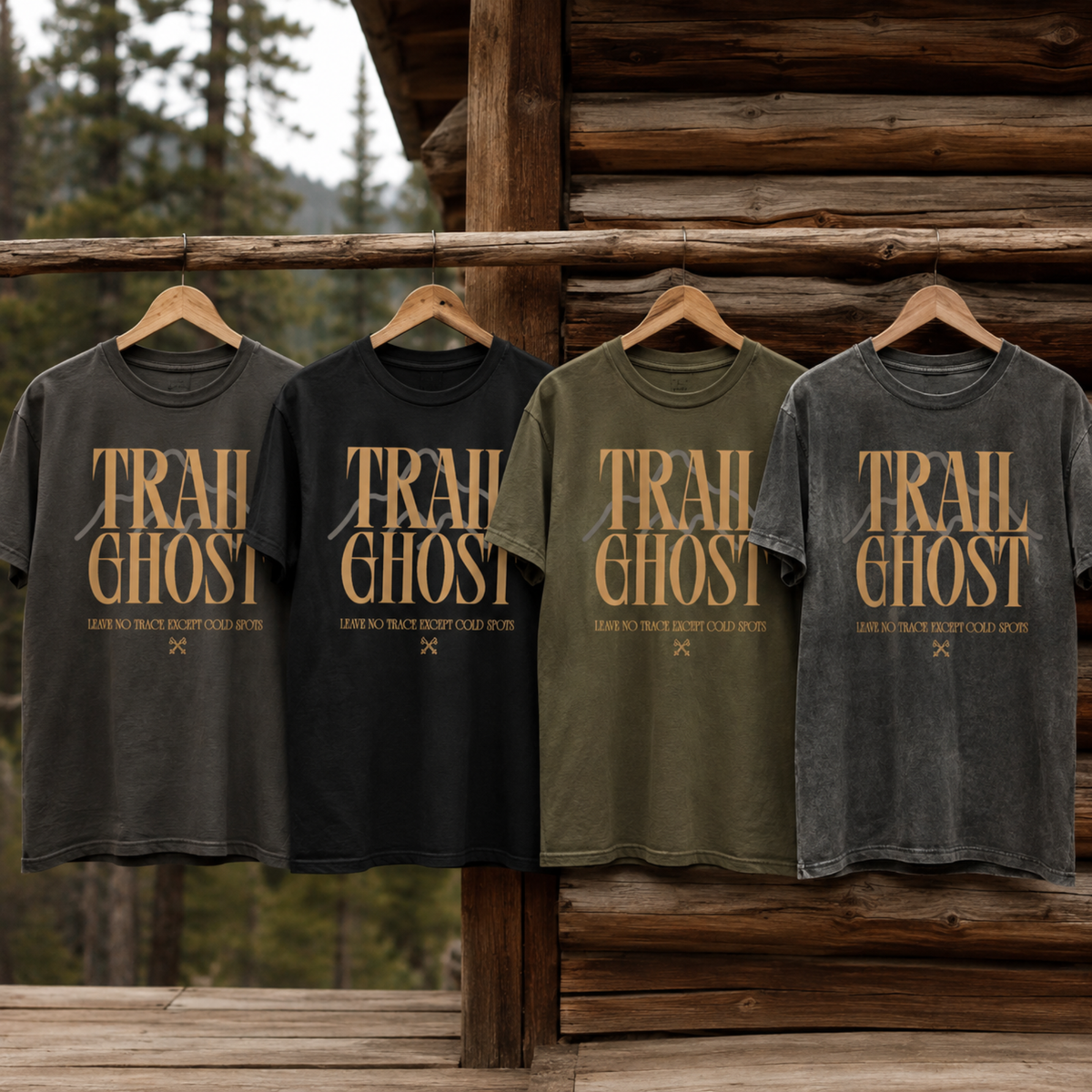 Trail Ghost – Spooky Hiking T-Shirt