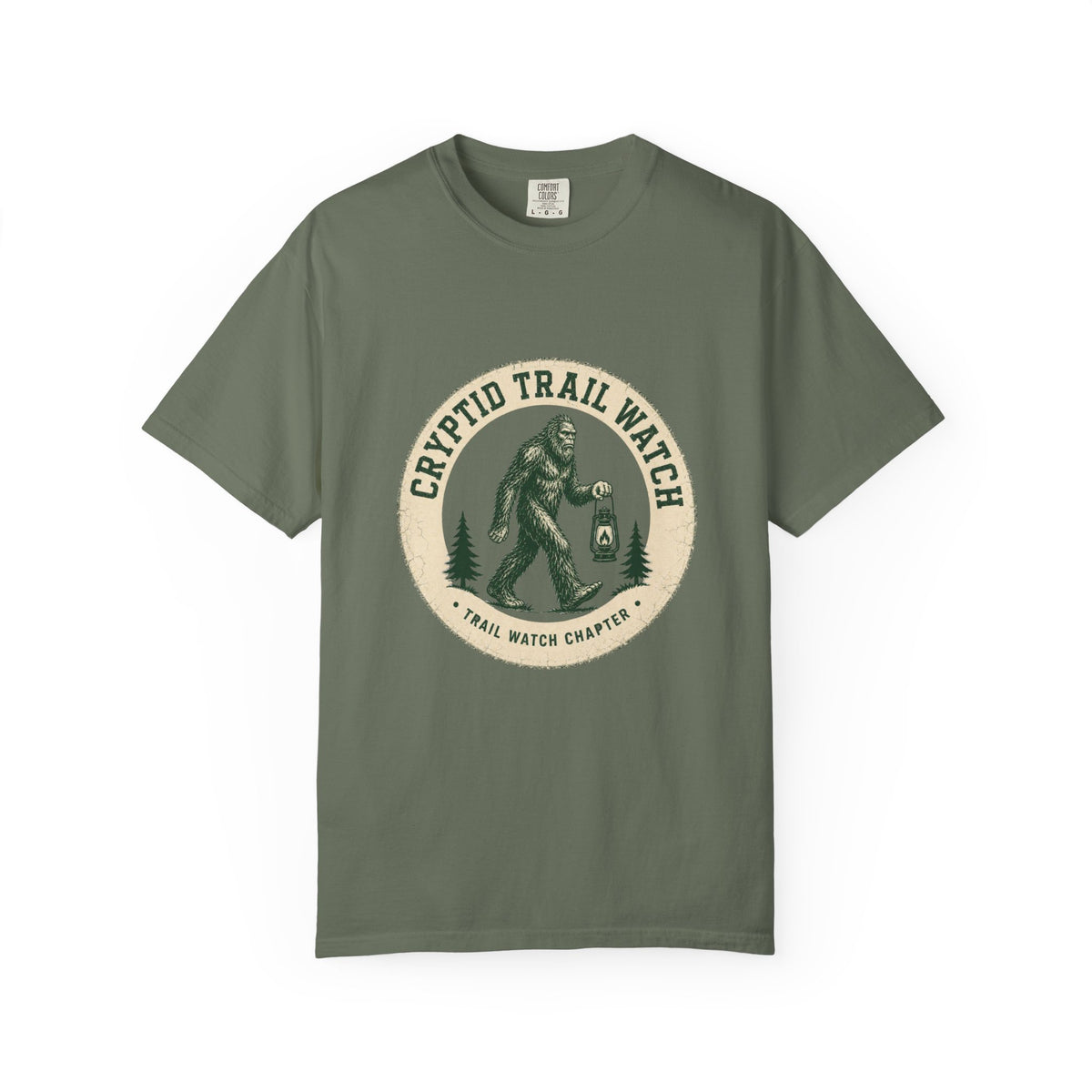 Cryptid Trail Watch – Bigfoot Hiking T-Shirt