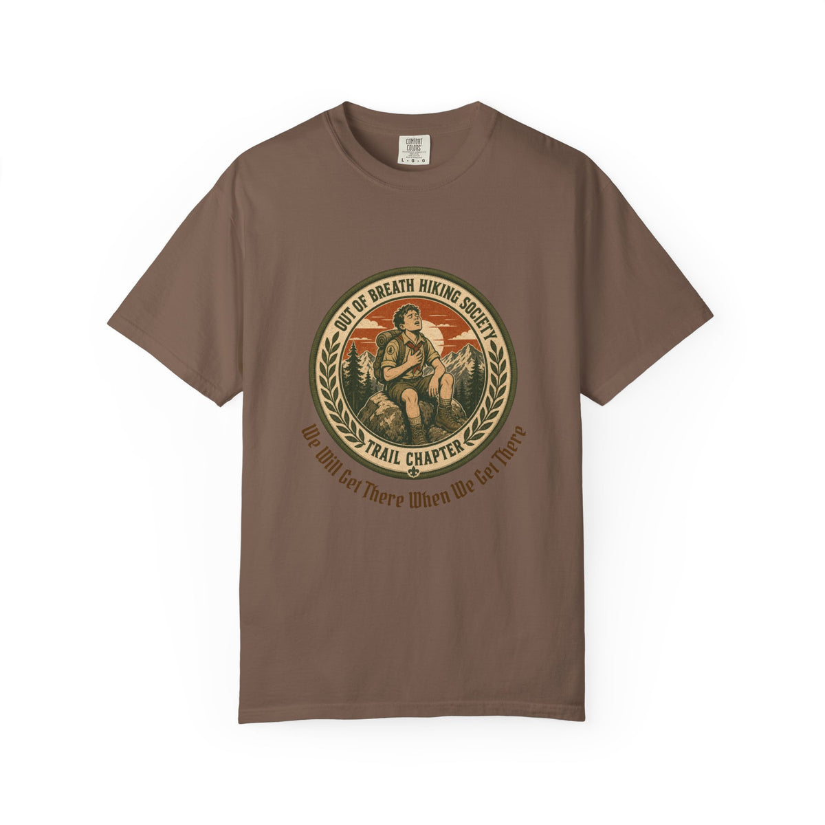 Out of Breath Hiking Society – Personalized T-Shirt