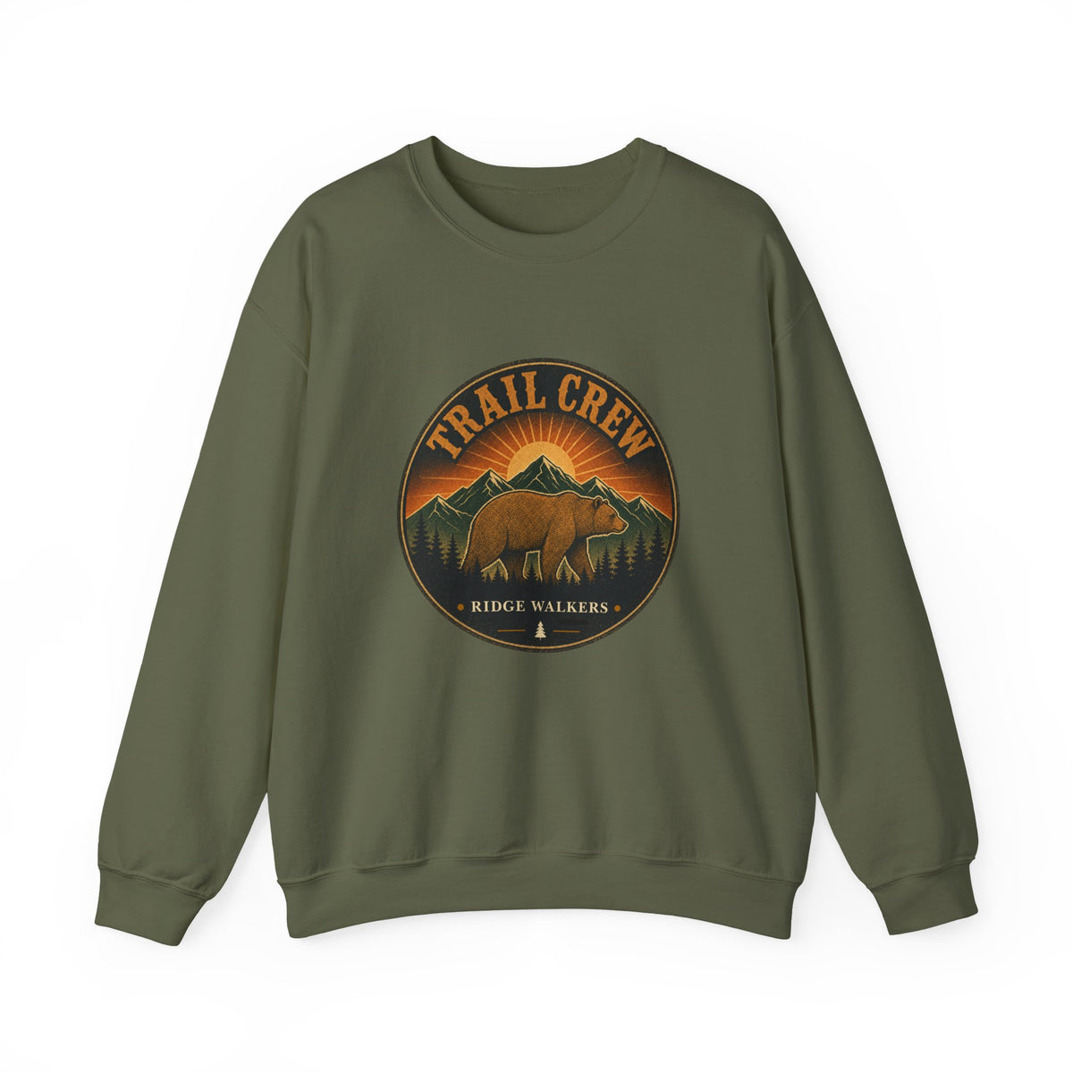 Trail Crew Bear Badge – Personalized Sweatshirt