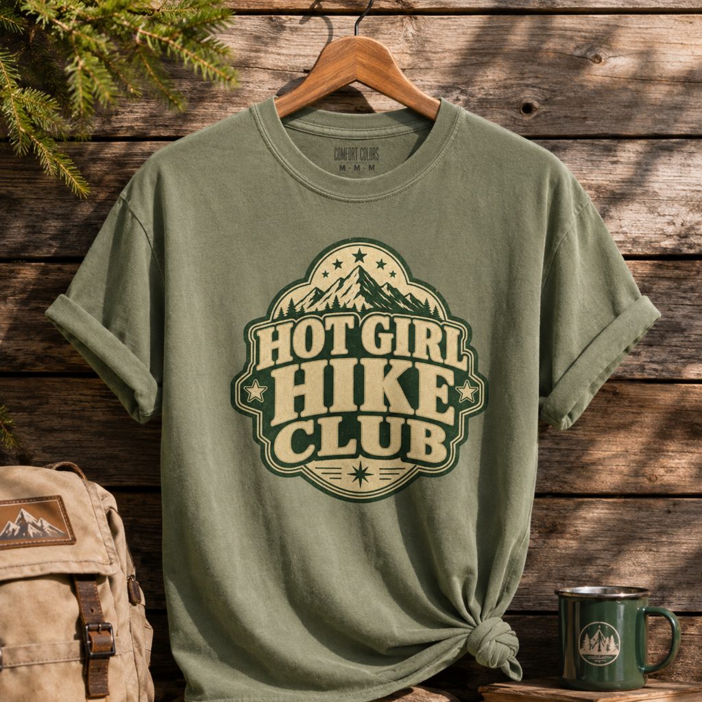 Hot Girl Hike Club – Outdoor T-Shirt