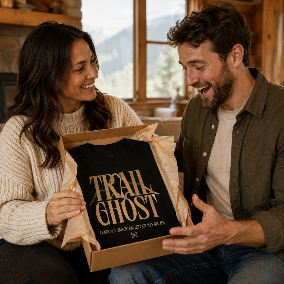 Trail Ghost – Spooky Hiking T-Shirt