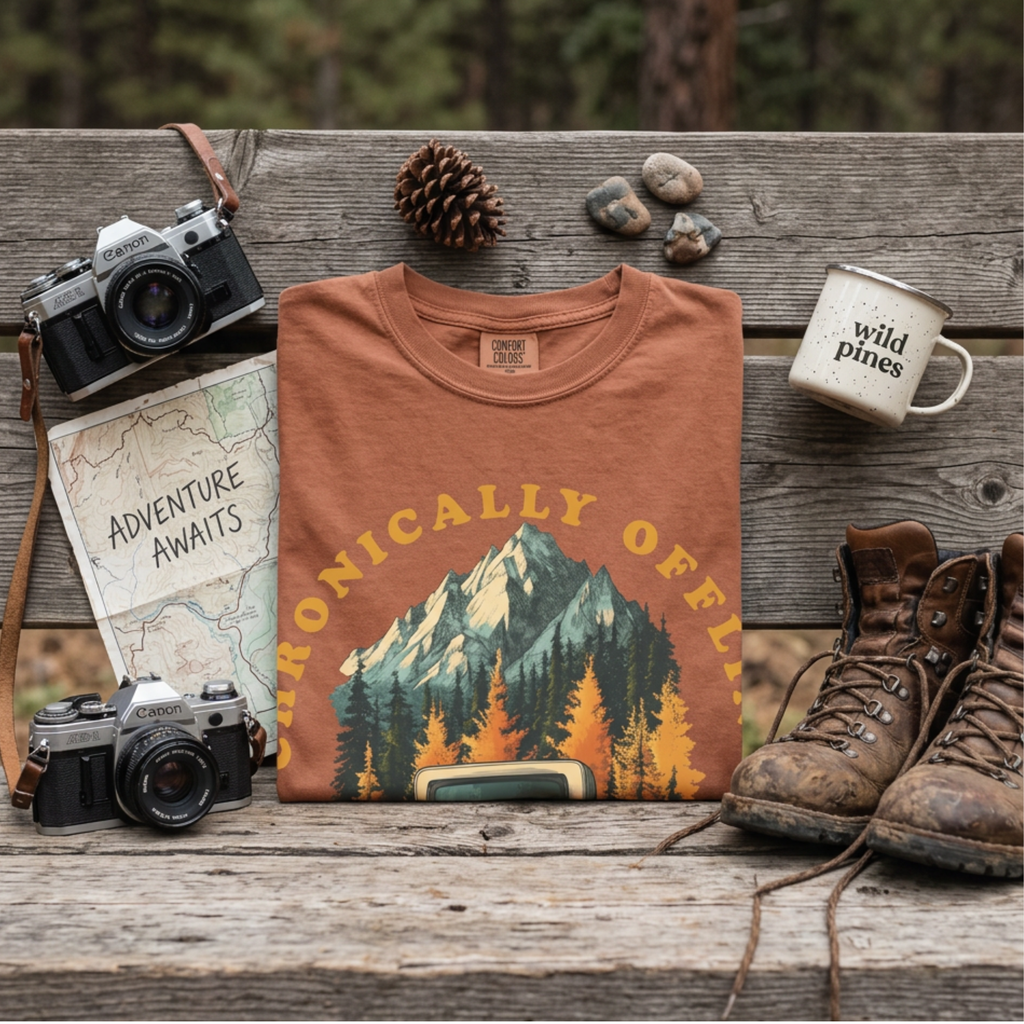 Chronically Offline – Outdoor T-Shirt