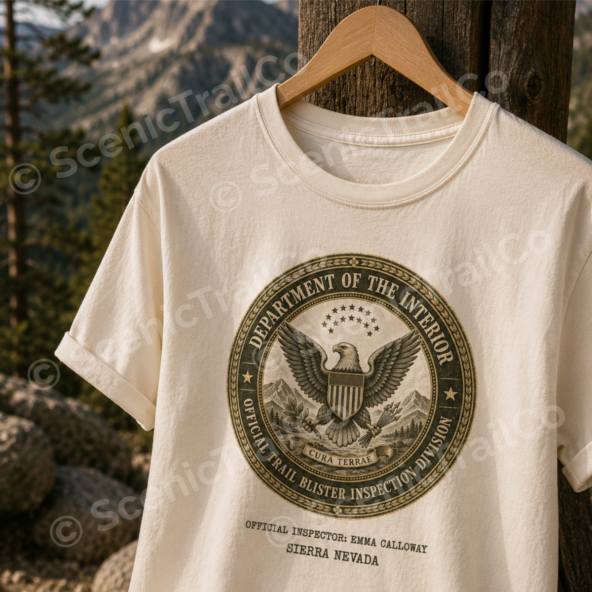 Official Blister Inspector – Hiking T-Shirt