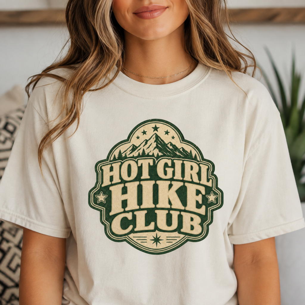Hot Girl Hike Club – Outdoor T-Shirt