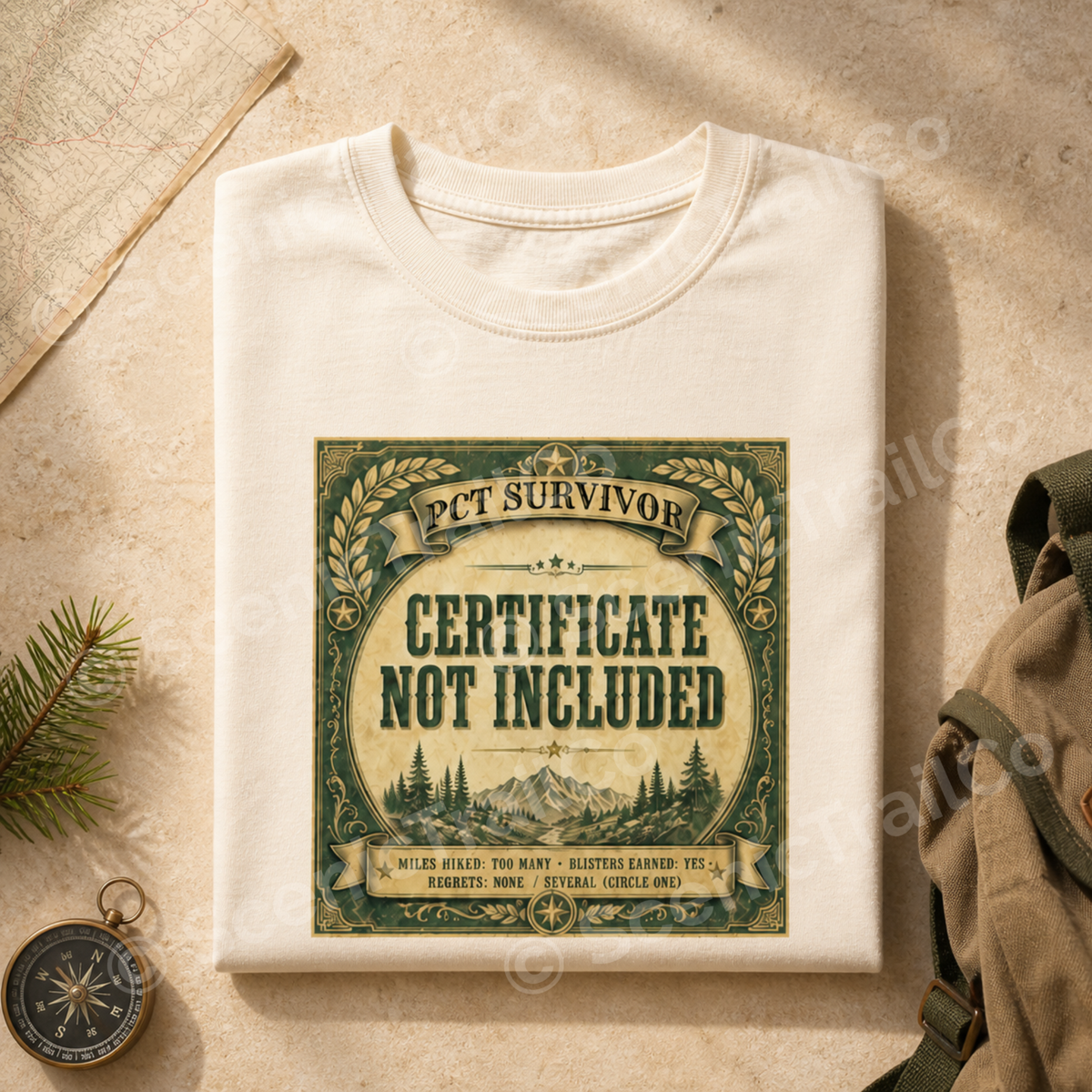 Trail Survivor – Hiking T-Shirt